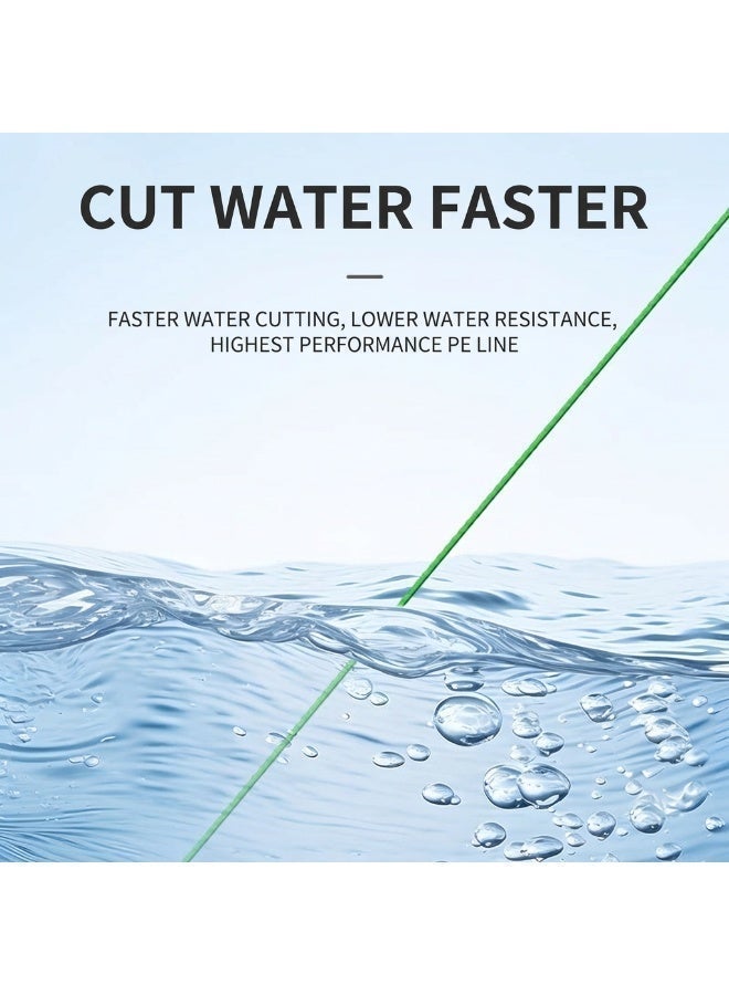 Fishing Superior Braided Fishing Line, Upgraded Green 12 Strand 100m PE Superline (1.0#) - Image 4